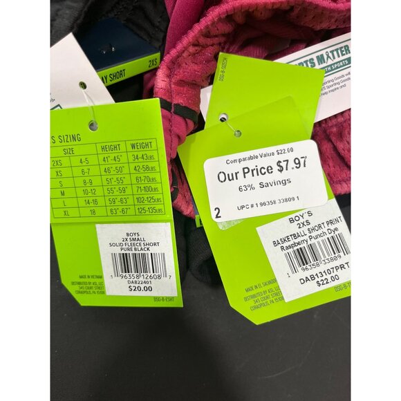 2X DSG Boy's Everyday & Basketball Shorts Size 2XS NWT - Picture 11 of 12